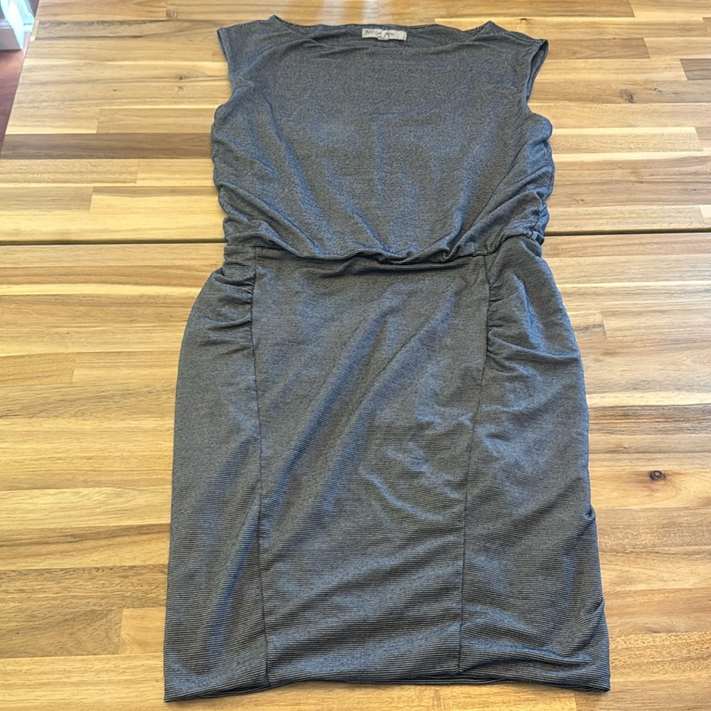 Athleta Women’s Ruched Striped Stretchy Dress - Size XS
